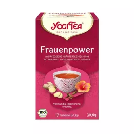 YOGI TEA Power Tea Organiska filterpåsar för kvinnor, 17X1,8 g
