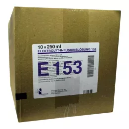 ELEKTROLYT Inf.-Lsg. 153 PE-flaska, 10x250 ml