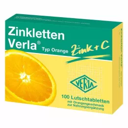 ZINKLETTEN Verla Orange sugtabletter, 100 st