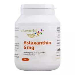 ASTAXANTHIN 6 mg kapslar, 60 st