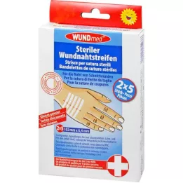 WUNDNAHTSTREIFEN 6,4x102 mm, 2X5 st