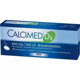 CALCIMED D3 600 mg/400, dvs Breamer -tabletter, 40 st
