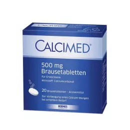 CALCIMED 500 mg brustabletter, 20 st
