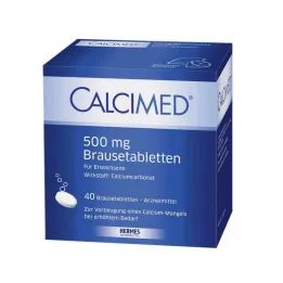 CALCIMED 500 mg brustabletter, 40 st
