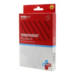 Plåster transparent vattentät 4 storlekar, 50 st