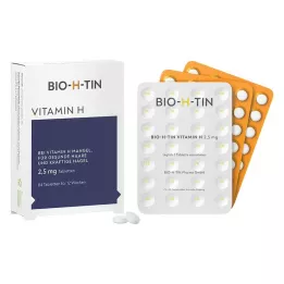 BIO-H-TIN Vitamin H 2,5 mg för 12 veckors tabletter, 84 st