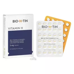 BIO-H-TIN Vitamin H 5 mg för 4 månader tabletter, 60 st