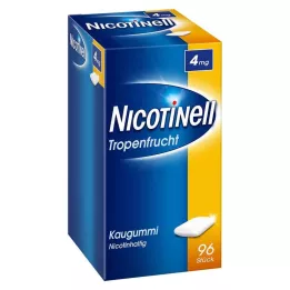 NICOTINELL Tuggummi tropisk frukt 4 mg, 96 st