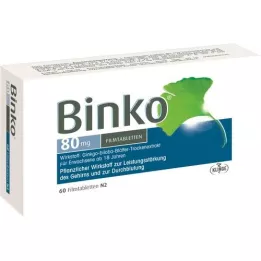 BINKO 80 mg filmbelagda tabletter, 60 st