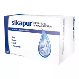 SIKAPUR Silica softgel kapslar med biotin, 90 st