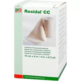 ROSIDAL CC sammanhängande kompressionsbandage 10 cmx6 m, 1 st