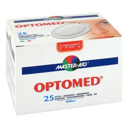Opterad ögonkompress självhäftande steril, 25 stycken