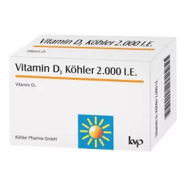 VITAMIN D3 KÖHLER 2 000 IE kapslar, 120 st