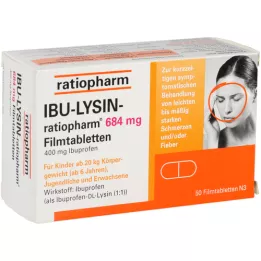 Ibu Lysine ratiopharm 684 mg, 50 st