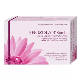 FENIZOLAN Combi 600 mg vaginal ägglossning + 2 % kräm, 1 P