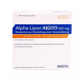 ALPHA LIPON Aristo 600 mg koncentrat till infusionslösning, 5x24 ml