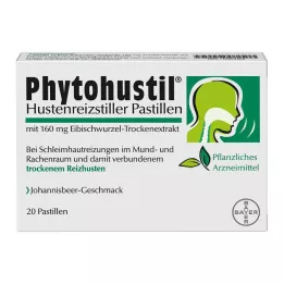 PHYTOHUSTIL Hostdämpande pastiller, 20 st