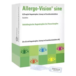 ALLERGO-VISION sinus 0,25 mg/ml AT i endosbehållare, 20X0,4 ml