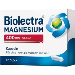 BIOLECTRA Magnesium 400 mg Ultra Capsules, 20 st