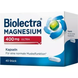 BIOLECTRA Magnesium 400 mg Ultra Capsules, 40 st