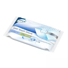 TENA WET WASH Glove Perfumed, 8 st