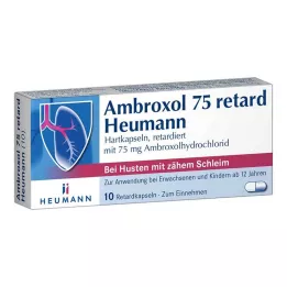 AMBROXOL 75 retard Heumann kapslar, 10 st