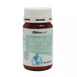 Sovita Care Calcium + D3 tabletter, 100 st