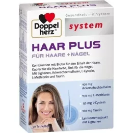 DOPPELHERZ Hair Plus System -surfplattor, 30 st