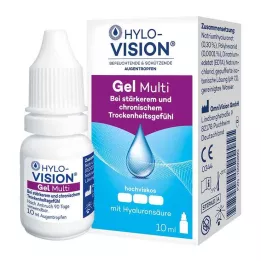HYLO-VISION Gel multi ögondroppar, 10 ml