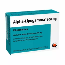 ALPHA-LIPOGAMMA 600 mg filmdragerade tabletter, 30 st