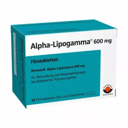 ALPHA-LIPOGAMMA 600 mg filmdragerade tabletter, 60 st