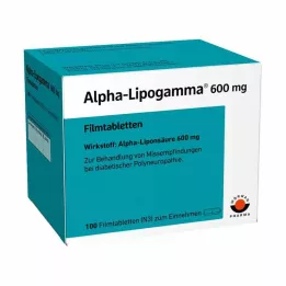 ALPHA-LIPOGAMMA 600 mg filmdragerade tabletter, 100 st