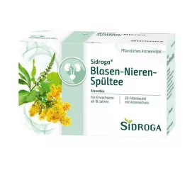 SIDROGA Tefilterpåsar för urinblåsa-njursköljning, 20X2,0 g