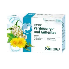 SIDROGA Filterpåsar för matsmältnings- och gallte, 20X2,0 g
