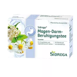 SIDROGA Gastrointestinala lugnande tefilterpåsar, 20X2,0 g