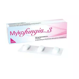 MYKOFUNGIN 3 Vaginal tabletter 200 mg, 3 st