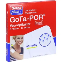Gota-Por sårplåster steril 60x100 mm, 5 st