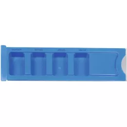 MEDIKAMENTENDISPENSER 1 dag blå, 1 st