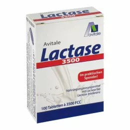 LACTASE 3 500 FCC tabletter i klickdispenser, 100 st
