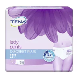 Tena Lady byxor diskret plus L stora, 10 st