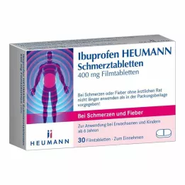 IBUPROFEN Heumann smärttabletter 400 mg, 30 st