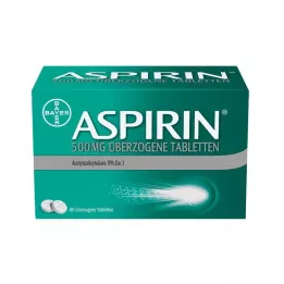 ASPIRIN 500 mg dragerade tabletter, 80 st