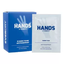 Everdry Antiperspirant Cloths för händerna, 10 st