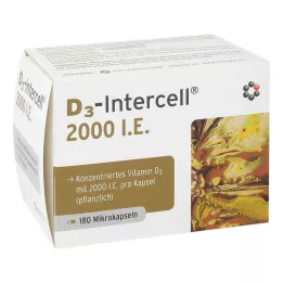 D3-INTERCELL 2 000 IE kapslar, 180 st