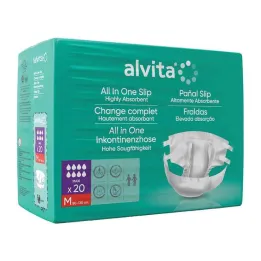 Alvita Allt-i-ett inkontinensbyxa maxi med.natt, 20 st
