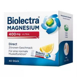 BIOLECTRA Magnesium 400 mg ultra Direct Lemon, 40 st