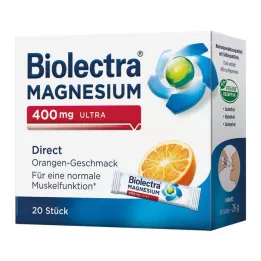 BIOLECTRA Magnesium 400 mg ultra Direct Orange, 20 st