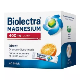 BIOLECTRA Magnesium 400 mg ultra Direct Orange, 40 st