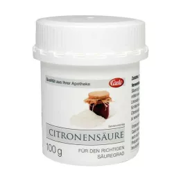 CITRONENSÄURE för livsmedel Caelo HV-Förpackning, 100 g
