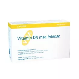 VITAMIN D3 MSE intensiva kapslar, 30 st